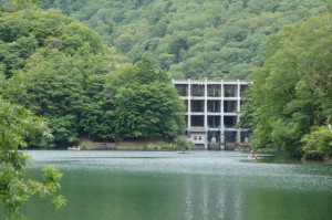 国重要文化財丸沼堰堤１